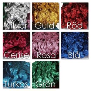 Sicksackband metallic