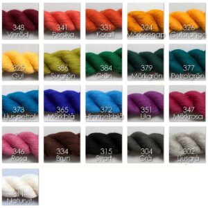 Røros brodergarn, 100% ull (500 m/hg)
