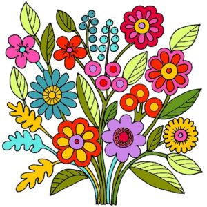 Disktrasa "Blombukett"