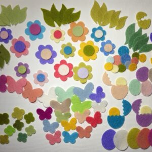 Påskpaket, stansad ullfilt