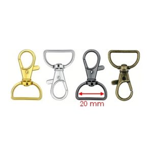Karbinhakar, 20 mm, 4-pack
