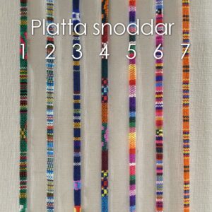Platta snoddar 5 mm (pris/dm)