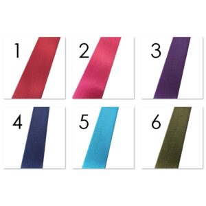Väskband 25mm, glansig twill (pris/dm)